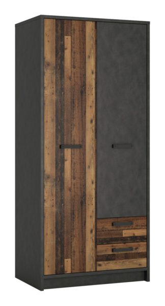 An Image of Nubi 2 Door 2 Drawer Wardrobe