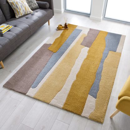 An Image of Escala Rug Escala Ochre