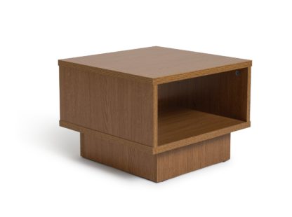 An Image of Habitat Cubes 1 Shelf End Table - Black