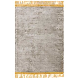 An Image of Elgin Rug Silver and Mustard
