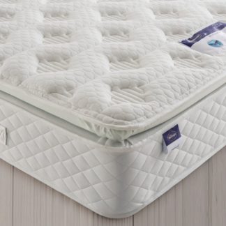 An Image of Silentnight Geltex Comfort Sprung Pillowtop Double Mattress