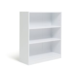 An Image of Habitat Maine 2 Shelf Small Bookcase - White
