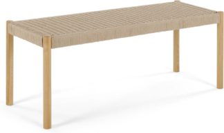 An Image of Rhye Woven Dining Bench