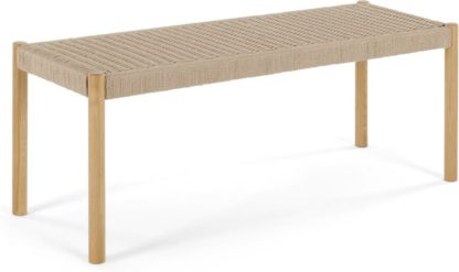 f2bc56bd982543b3cab0825aef1772c45b295b862d232585bae0b1b3c4689844.jpg An Image of Rhye Woven Dining Bench