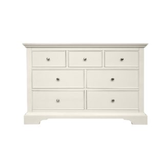 An Image of Charlotte 7 Drawer Chest White