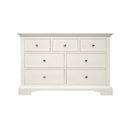 An Image of Charlotte 7 Drawer Chest White