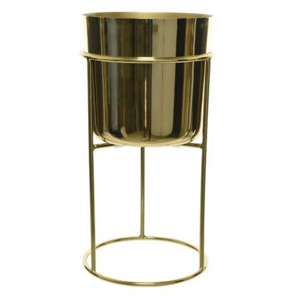 An Image of Gold Plant Stand