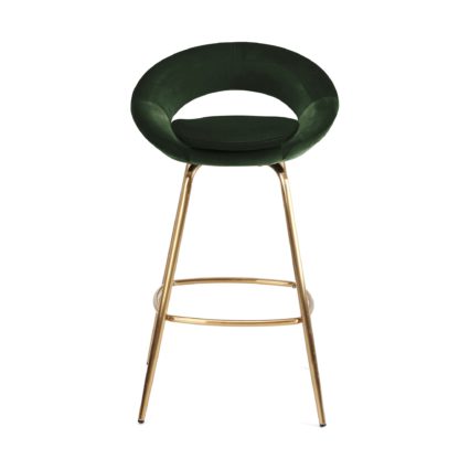 f64695f1e49a054276ab8d460acd1bc24abf2063e612c181599f55d0c647f762.jpg An Image of Stella Bar Stool Bottle Green Velvet Bottle (Green)