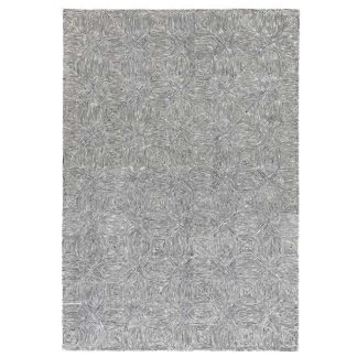 An Image of Camden Rug Black and White