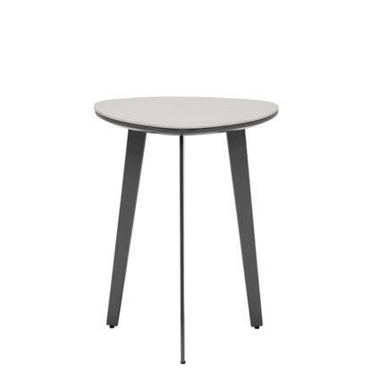 An Image of Avory Ceramic Side Table Taupe