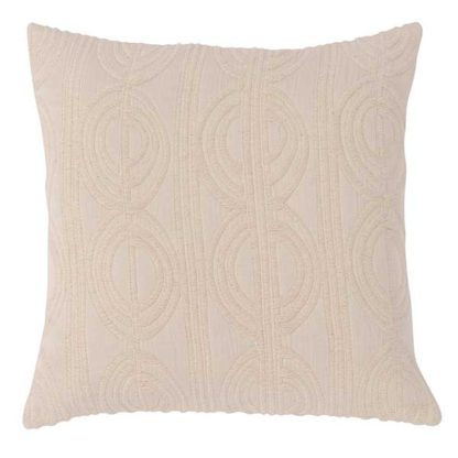 An Image of Woven Cushion Cream