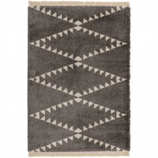 An Image of Rocco Rug Charcoal