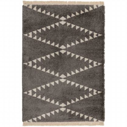 An Image of Rocco Rug Charcoal