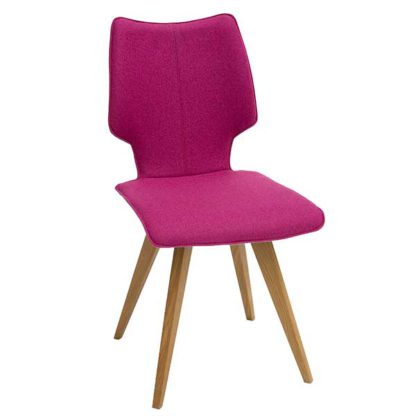 An Image of Tulip Dining Chair Facet Fabric