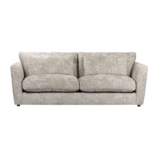 An Image of Esther Chenille 3 Seater Sofa Mink