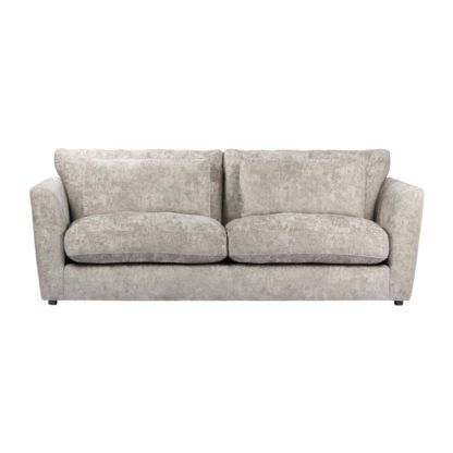 An Image of Esther Chenille 3 Seater Sofa Mink