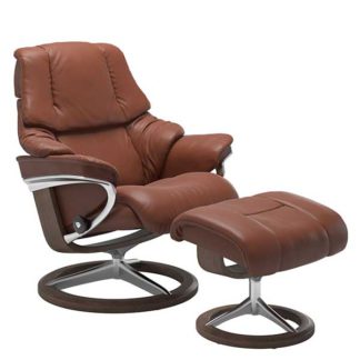 An Image of Stressless Reno Signature Chair Stool Noblesse