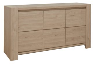 An Image of Portland 3 Door Sideboard - Oak