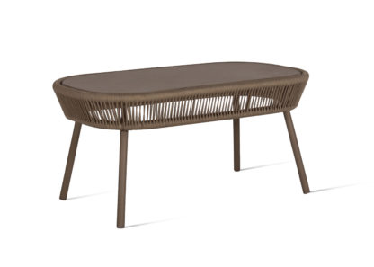 An Image of Vincent Sheppard Loop Outdoor Coffee Table Black Rope