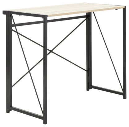 An Image of Bramwell Folding Desk - Grey