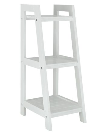 An Image of Argos Home 3 Tier Ladder Storage Unit - White