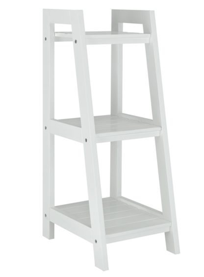 An Image of Argos Home 3 Tier Ladder Storage Unit - White