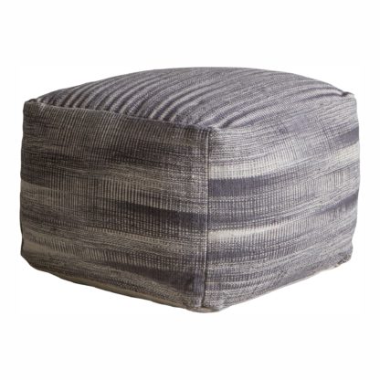 An Image of Tivoli Pouffe Grey