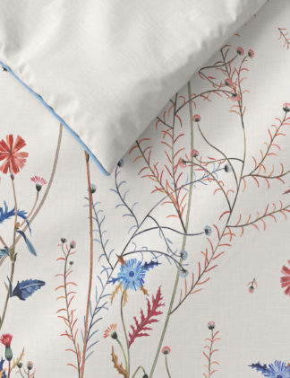 An Image of M&S Pure Cotton Wild Floral Bedding Set