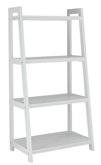 An Image of Argos Home 4 Tier Ladder Storage Unit - White