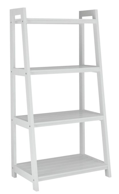 An Image of Argos Home 4 Tier Ladder Storage Unit - White