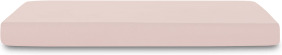 An Image of Brisa 100% Linen Fitted Sheet, Double, Dusky Pink