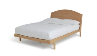 An Image of Habitat Etta Kingsize Bed Frame - Oak