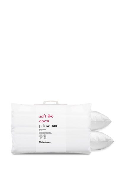 An Image of Soft Like Down Pillow Pair