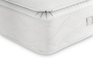 An Image of M&S Pillowtop Natural Wool 1050 Pocket Sprung Medium Mattress