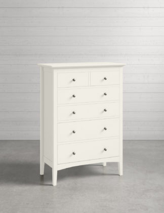 An Image of M&S Hastings Ivory 6 Drawer Chest