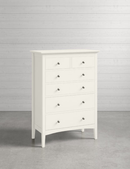 263b727ff43bfe47d1c9f4a5c8bf8b0993f1f2c84e3efa75dc0fddecdbd24a4d.jpg An Image of M&S Hastings Ivory 6 Drawer Chest
