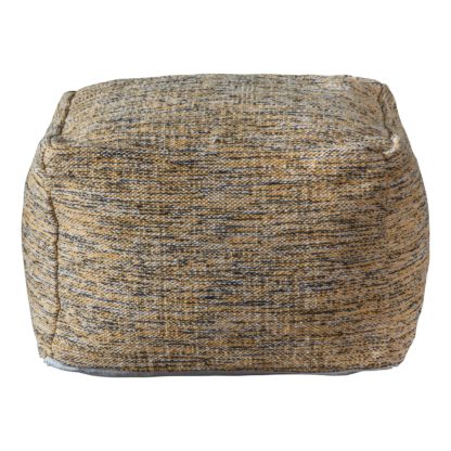 An Image of Hart Ochre Pouffe Ochre