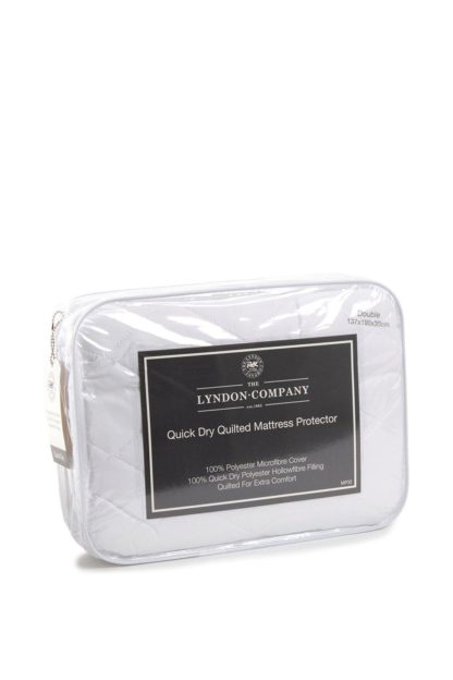 An Image of Quick Dry Quilted Single Mattress Protector