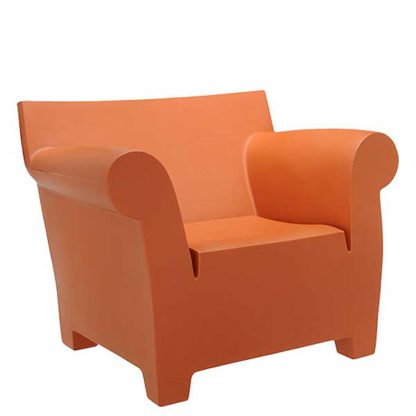 An Image of Kartell Bubble Armchair Ochre