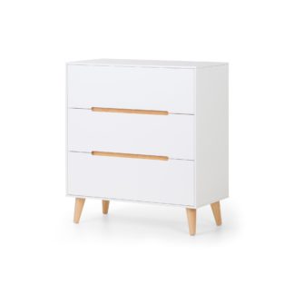 An Image of Alicia 3 Drawer Chest White