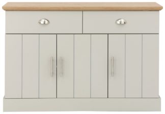 An Image of Easton 2 Door 2 Drawer Large Sideboard - Grey