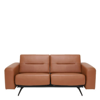 An Image of Stressless Stella 2 Seater Sofa Choice of Leather - Barker & Stonehouse