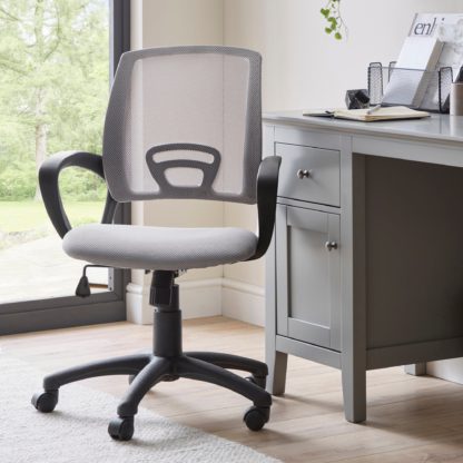 An Image of Archie Ergonomic Office Chair Grey