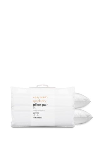 An Image of Easy Wash Quick Dry Pillow Pair