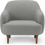An Image of Lupo Snuggler Armchair, Mountain Grey