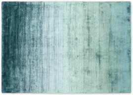 An Image of Tazim Graded Viscose Rug, Large 160 x 230cm, Dark Teal