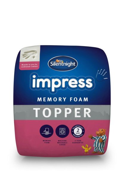 An Image of Impress Memory Foam Single Mattress Topper5cm