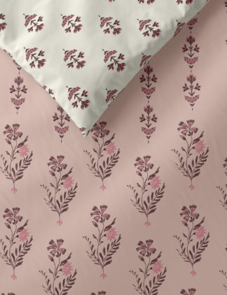 An Image of M&S Cotton Mix Batik Bedding Set
