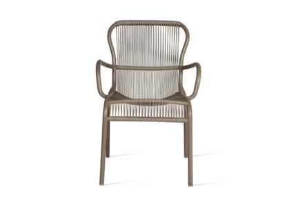 An Image of Vincent Sheppard Loop Outdoor Dining Chair Black