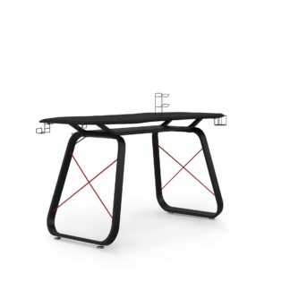 An Image of Oblivion Gaming Desk Black